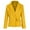 Yellow, variant on Dazajoo Women Double Breasted Cropped Blazer Jackets Lapel Open Front Long Sleeve Business Suit Jackets with Pockets for Women 2024 Casual Solid Color Blazers,Black,XXXL