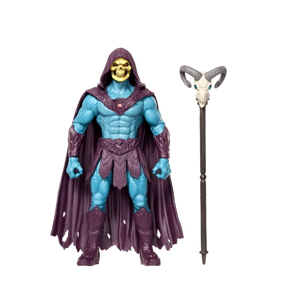 Masters of the Universe 2026 Movie Skeletor 5.5 Inch Action Figure Villain Toy, Havoc Staff
