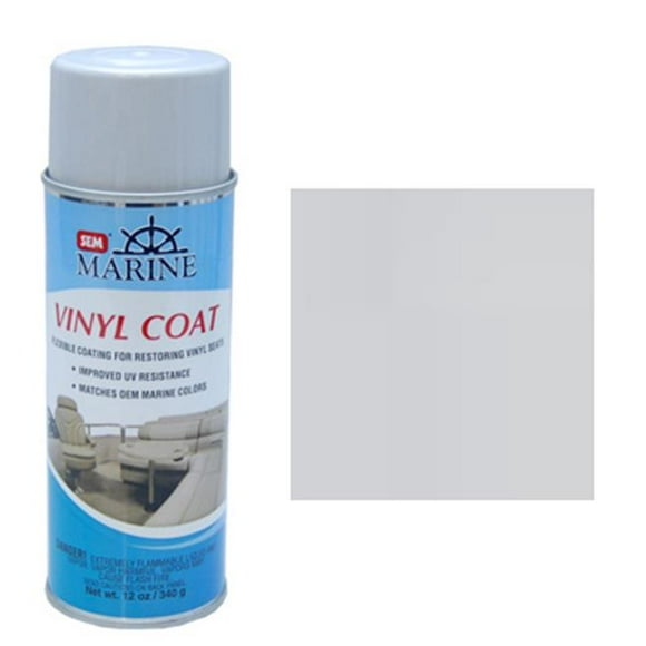 SEM Products SEM-M25193 12 oz Vinyl Coat Flexible Aerosol Coating Light Grey