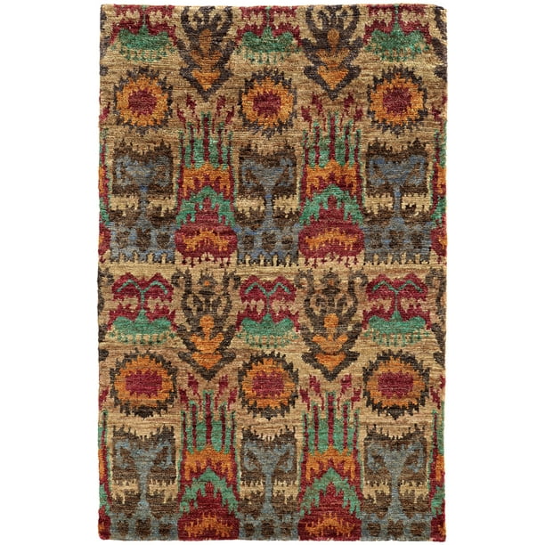 Tommy Bahama Area Rugs Ansley 50902 Beige Circles Lines Contemporary