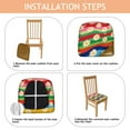thumbnail image 4 of Pioneer Flower Seat Covers for Dining Room Chairs Set Of 4,Stretch Printed Washable Chair Seat Cover with Elastic Ties and Button,Removable Waterproof Couch Cushion Covers, 4 of 6