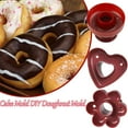 thumbnail image 4 of OPDBN Love Donut Cake Mold Donut Print Biscuit Mold Cake Mold Baking Tools, 4 of 7