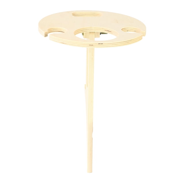 Mesa De Vino Al Aire Libre Para Vino, Mini Mesa Plegable De Madera Para Picnic, Soporte Para Estante De Vino Para Fiesta