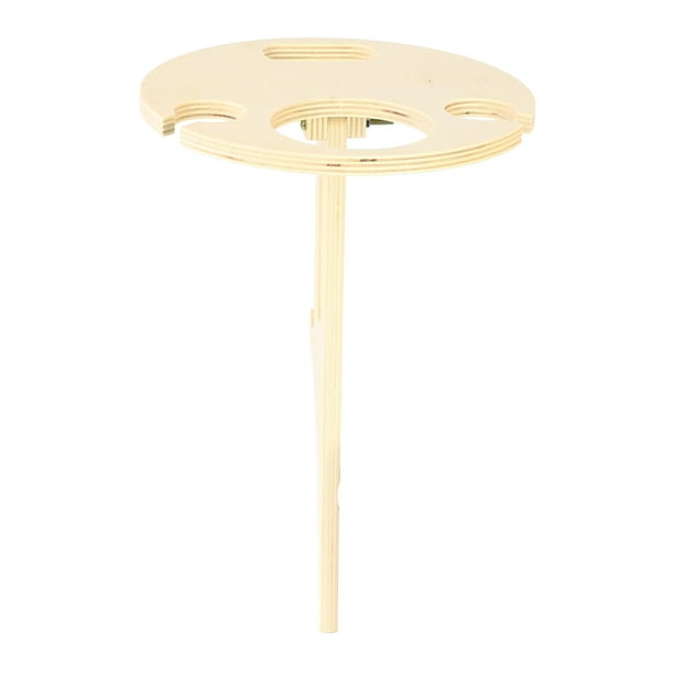 Mesa De Vino Al Aire Libre Para Vino, Mini Mesa Plegable De Madera Para Picnic, Soporte Para Estante De Vino Para Fiesta