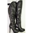 thumbnail image 1 of Luxe by Justfab Sandrine Bottes Hautes pour Femmes Noires 7, 1 of 3