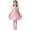 Pink, variant on qucoqpe Little Girls Bow Collared Dresses Straight Comfy Casual Party Princess Sleeveless Buttons Flowy Summer Dresses