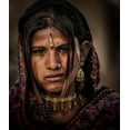 thumbnail image 2 of Stranak, Pavol 12x13 White Modern Wood Framed Museum Art Print Titled - Gypsy Girl, 2 of 4