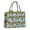 LightColor Dinosaurs Volcanoes, variant on Large Capacity Tote Bag,LightColor Dinosaurs Flowers Pattern Handbag Fashion Luxury Tote Bag,15.7"x13"x 5.1" Inches,Laptop Compatible