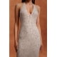 thumbnail image 5 of Vestido largo bellabarnetten Ibbie Halter sin mangas con cuello en V, 5 of 6