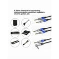thumbnail image 3 of 6.35mm Balanced Audio Cable Jack Male to Male Stereo Cables for Speaker Amp Instrument Cable Guitar Keyboard, 3 of 9
