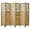 Wood - Carved, variant on Room Divider Wood Carved Wall Divider Indoor Folding Portable Partition Screen for Home Office Garden Terrace - 4 Panel, 67 * 60inch (White)