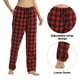 thumbnail image 3 of Pantalones de pijama para mujer Ropa de dormir Pijamas de cuadros escoceses de búfalo, 3 of 5