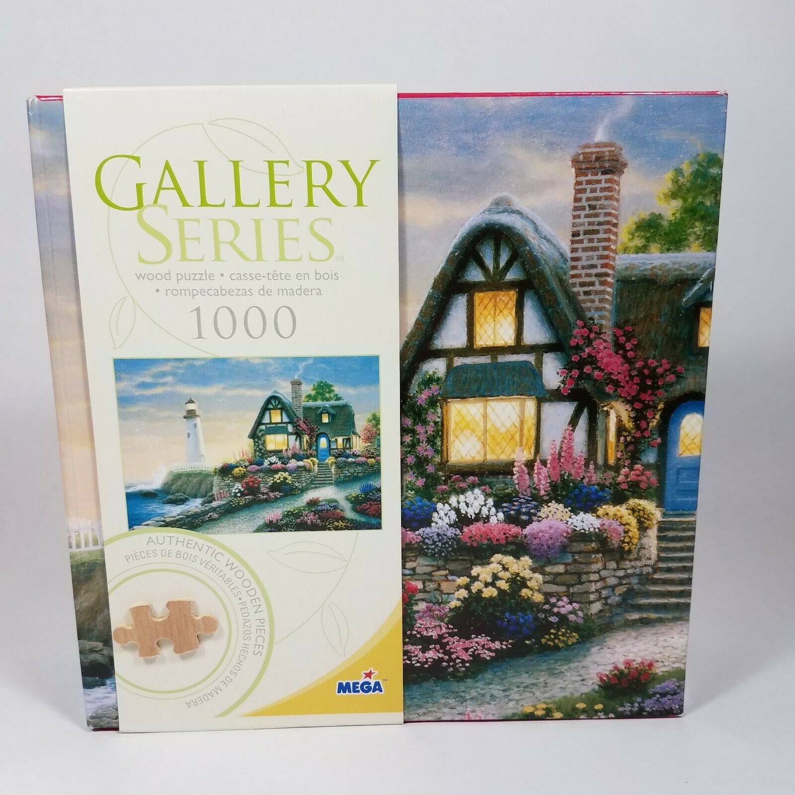 Mega Puzzles GALLERY SERIES Lighthouse Lookout 1000 Piece Wooden Jigsaw