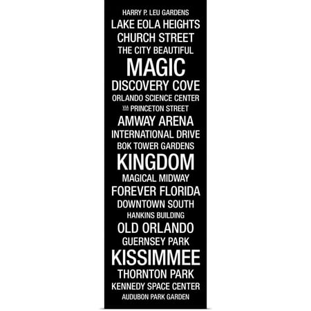 Great BIG Canvas | Rolled Kate Lillyson Poster Print entitled Bus Roll: Orlando, Florida