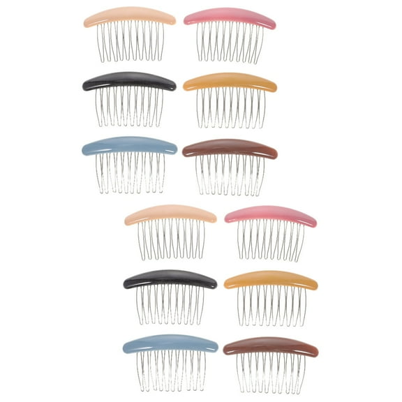 12 Pcs  Hair Side Combs Styling Hair Comb Teeth Hair Combs Strong Hold Hair Clips