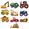 thumbnail image 1 of 10pcs Sew-on Cloths Sewing Patches Fabric Patches Clothes Repair Patches Sew-on Patches, 1 of 3