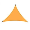 Suzicca 13 FT Rain Fly UV Resistant Sun Shade Sail Canopy Waterproof Heavy Duty Triangle 210T Polyester Awning Sand Sunshade for Outdoor Patio Garden Backyard Activities