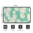 thumbnail image 5 of Green Daisy Flower Yellow Centers Pattern Door Rugs,Washable Non Slip Door Mats Indoor,Decorative Door Mats,Entry Mat Indoor for Entrance,Bedroom,Kitchen,Bathroom,30"x17", 5 of 6