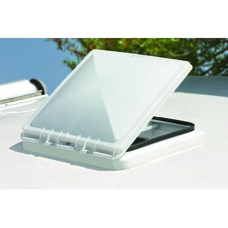 Camco RV Replacement Vent Lid | Designed for New Jenson Metal Vent Lid, Jensen Metal Base for Models '94 and Up | Polypropylene, White (40152)