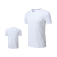 thumbnail image 5 of Workout Tops for Women Quick Dry Short Sleeve T-Shirts Loose Fit Athletic Fitness Clothing for Gym Running Yoga Summer Tops 2026 White 3XL, 5 of 5