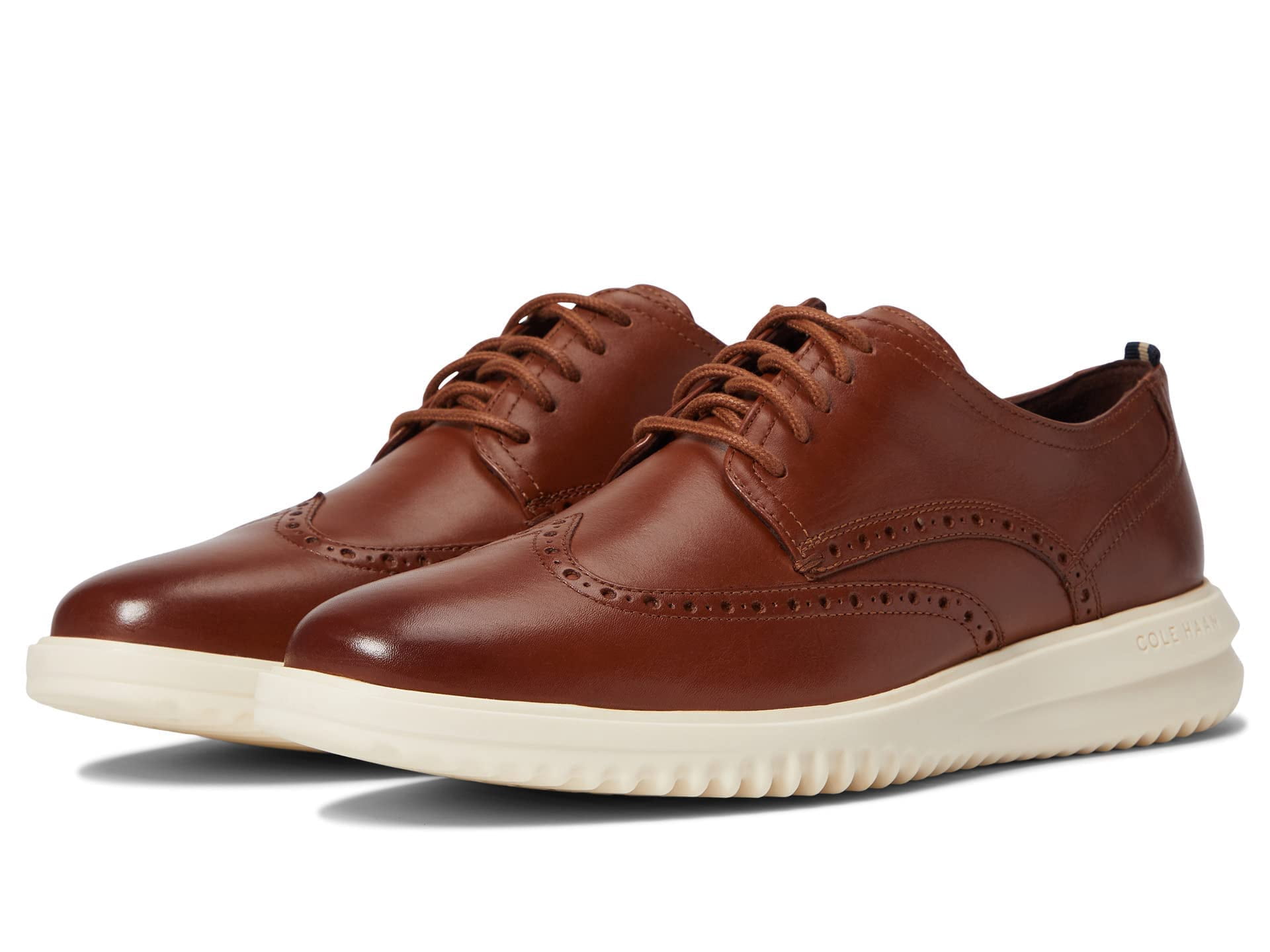 Cole Haan Grand+ Wingtip Men's Leather Oxford Shoes Color