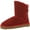 Red, variant on Womens Teenyy Suede Pull On Ankle Boots