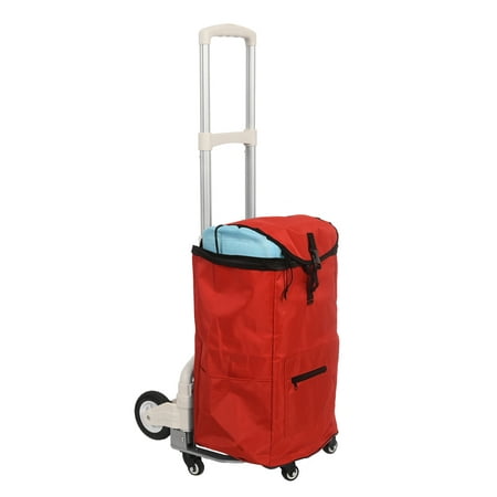 Sundale Outdoor Folding Hand Truck w/Wheels, Hook and Bag Durable ...