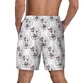 thumbnail image 4 of Balery Poodle Dog Mens Swim Trunks Swim Shorts for Men Quick Dry Inseam Beach Shorts with Compression Liner Pocket-Medium, 4 of 9