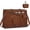 Vintage Brown, variant on Laptop Bag for Women 15.6 Inch Work Tote Bags Leather Laptop Computer Tote Professional Briefcase