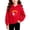 Red, variant on Bixock Toddler Girls Graphic Hoodies Long Sleeve Tops Crew Neck Pullover Tops Solid Color Print Casual Sweatshirt Warm Soft Windproof Daily Wear Girls Clothings