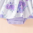 thumbnail image 7 of LAPAKIDS Baby Girl Clothes Baby Girl Dresses 12-18 Months Floral Ruffle Romper Princess Dress Outfits, 7 of 7