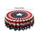thumbnail image 3 of CaiYueKe 4th of July Tablecloth 60 Inch Round Patriotic Stars Table Cloth American Independence Day Memorial Day Table Cover for Kitchen Party Dining Picnic Indoor Outdoor Decor, 3 of 7