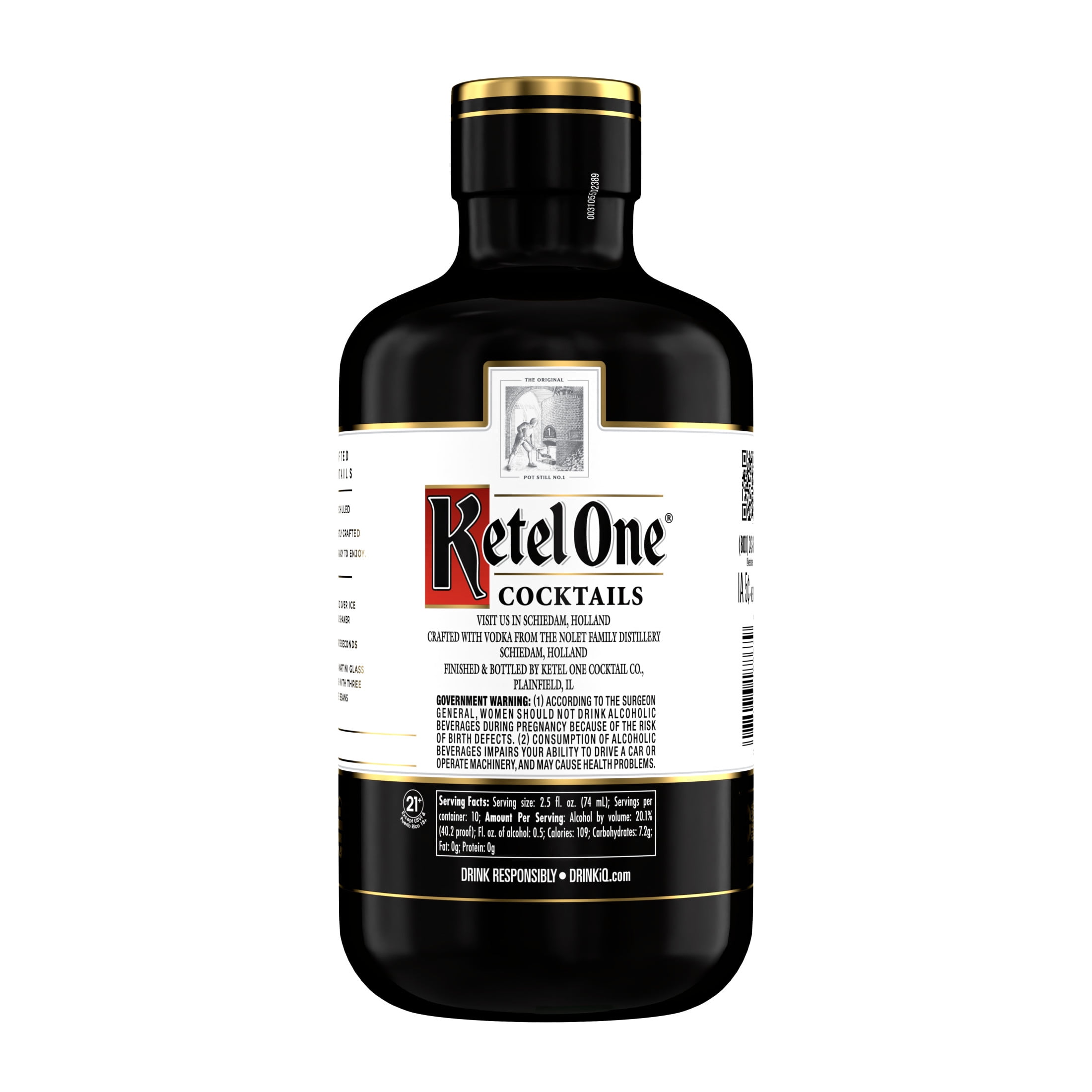 Ketel One Espresso Martini Cocktail (Made with Ketel One Vodka), 750 mL, 20% ABV