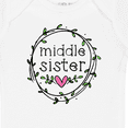 thumbnail image 4 of Inktastic Middle Sister Leaves, Circle, Heart Girls Baby Bodysuit, 4 of 5