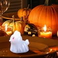 thumbnail image 3 of Halloween Decorations Glow In The Dark Dog Figurine Resin Desktop Ornament Pet Puppy For Home Party Decoration, 3 of 5