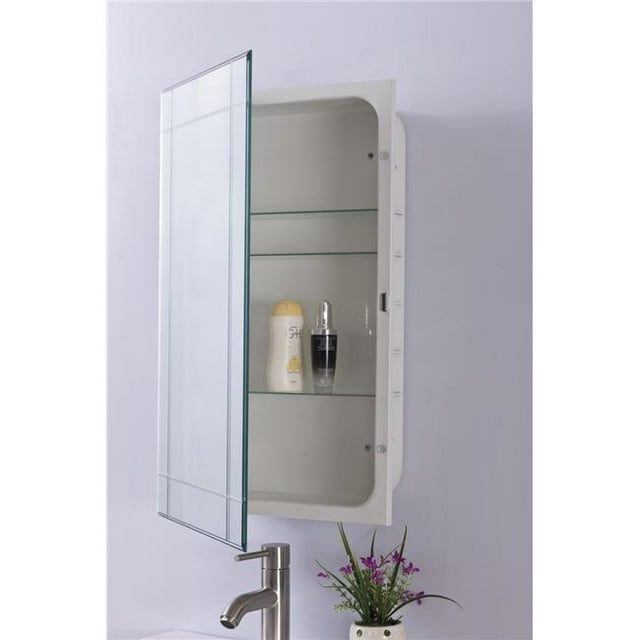 Bellaterra Home 808283-MC 32 lbs Armoire à Pharmacie Miroir