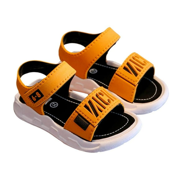 Boys Sliders Shoes Comfortable New Fashionable Soft Sandals Kid Outdoor Open Big Toe L9O1 Soled Shoe Beach