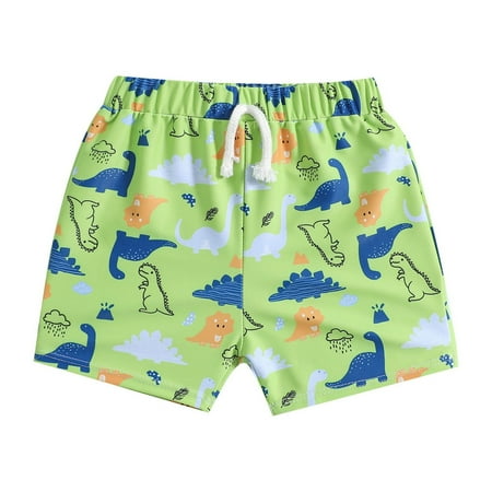 

Boys Swim Trunks Print Shorts Beach Swimming Trunks Kids Swimsuits
