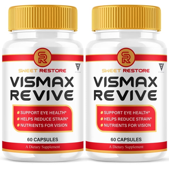 (2 Pack) VisMax Revive Advanced Overall Vision & Wellness Support (120 Capsules)
