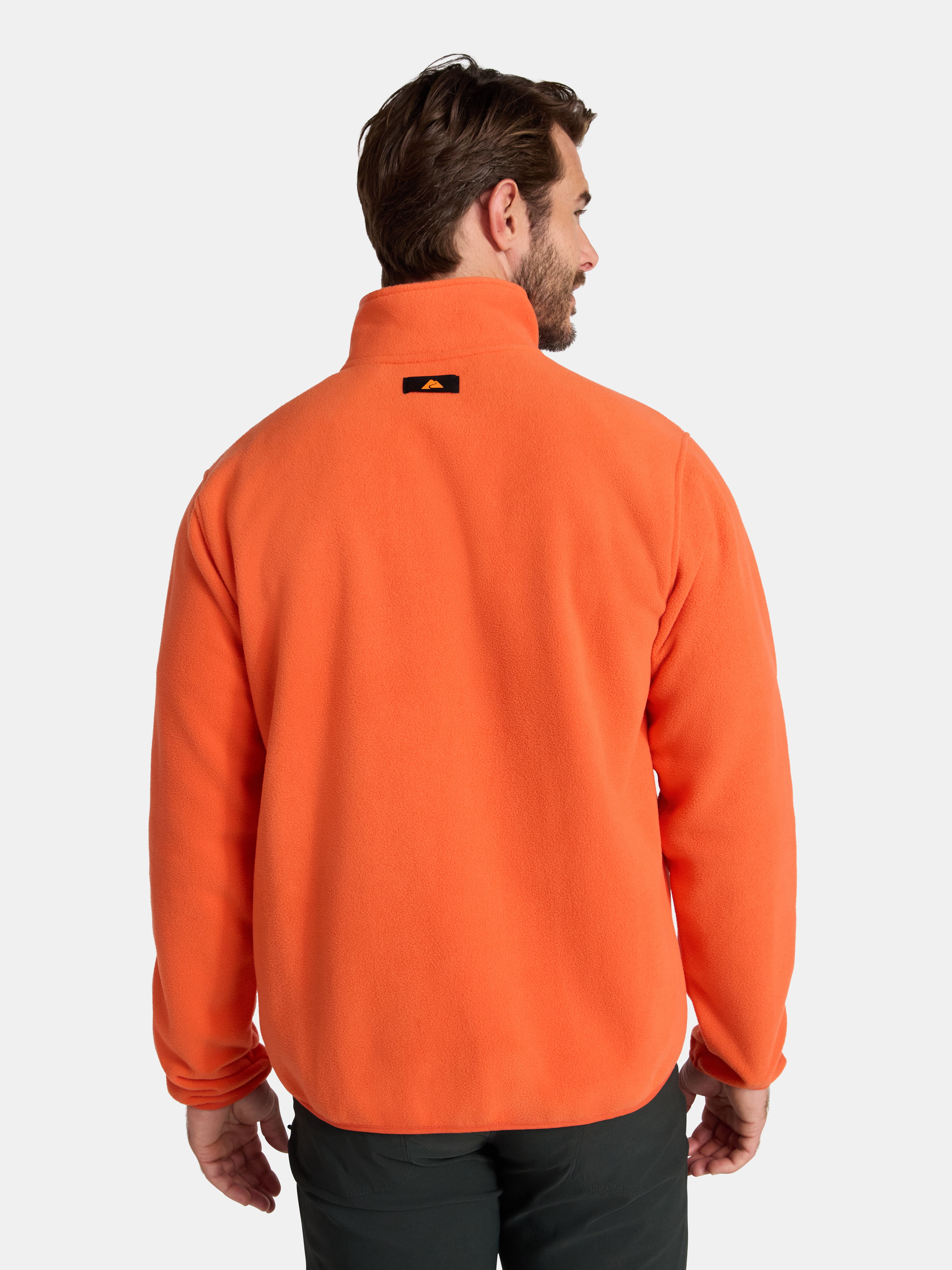 Ozark Trail Men's and Big Men's Fleece Zip-Front Jacket, Sizes S-3XL