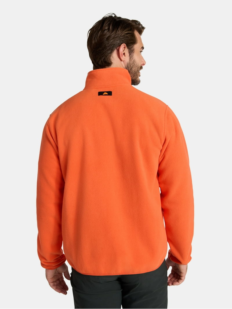 Ozark Trail Men's and Big Men's Fleece Zip-Front Jacket, Sizes S