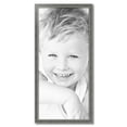 thumbnail image 2 of ArtToFrames 17" x 37" Muted Cold Silver Picture Frame, 17x37 inch Silver MDF Poster Frame (WOM-4682),  Pack, 2 of 7