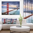 thumbnail image 1 of Impression sur Toile Golden Gate under Cloudy Sky - Sea Bridge, 1 of 3