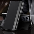 thumbnail image 2 of Thin Slim Flip Case for Xiaomi Redmi Note 12 4G with Stand, Business PU Leather Shockproof Protective Phone Cover Case for Xiaomi Redmi Note 12 4G CX Black, 2 of 9