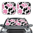 thumbnail image 2 of Salouo Cow Spots Pattern Car Windshield Sun Shade Foldable | Front Windshield Shade for Sun, Heat and UV Rays | Interior Sun Protection-Small, 2 of 6