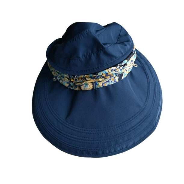Sombrero de sol plegable para mujer, sombrero de pesca, cómodo y transpirable, sombrero de playa Armada