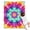 Colorful Rainbow Tie, variant on Colorful Rainbow Tie Dye Spiral Pattern Blanket,Comfortable Soft Flannel Throw Blanket,All Season,Warm Lightweight Blankets for Sofa Bed Couch Living Room Chair,30"x40"