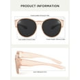 thumbnail image 6 of TINHAO Polarized Fit Over Glasses Sunglasses for Women Men Trendy Cat Eye Wrap Around Shades UV Protection, 6 of 6