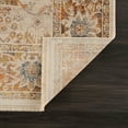 thumbnail image 7 of LR Home Holi Brown/Beige Traditional Bordered Polyester Area Rug, 9' x 12', 7 of 7