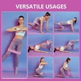 thumbnail image 6 of Muka 3 Pcs Resistance Bands Fabric Stretch Bands for Working Out, Elastic Band Loops for Booty Legs Thigh Glute Exercise (Gray), 6 of 6
